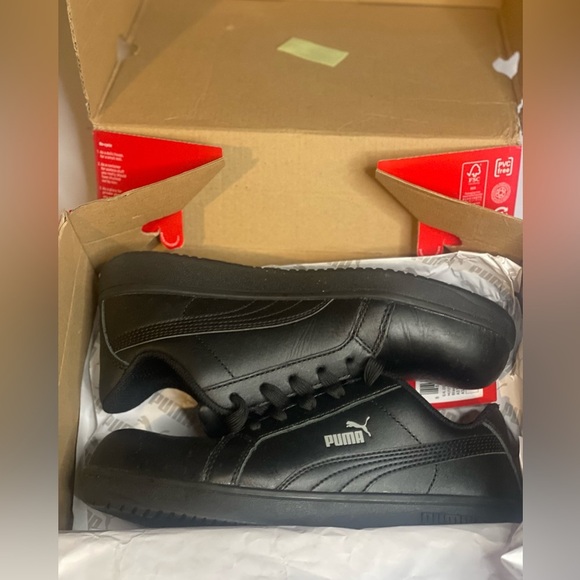PUMA Safety Men's Iconic Black Low SD Work Shoes Composite Toe SlipResistant 7.5 - Picture 3 of 9